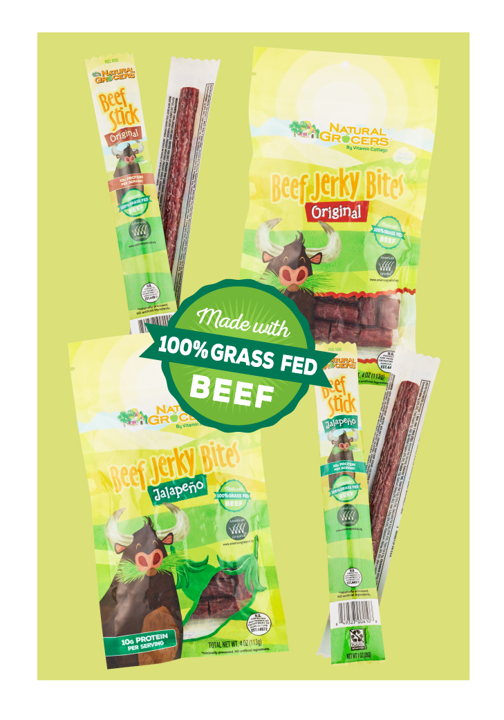 Natural Grocers® Brand Beef Sticks and Bites