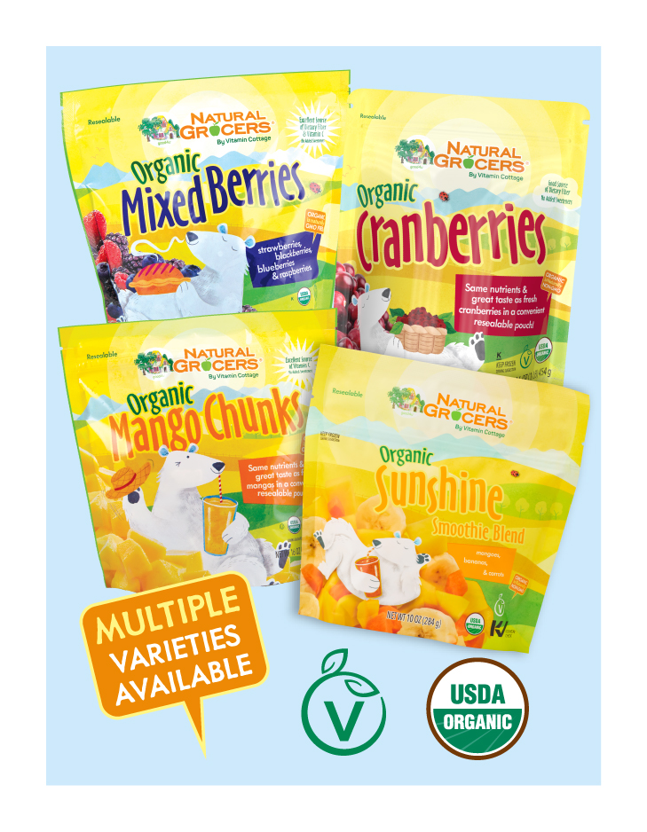 Natural Grocers® Brand Organic Frozen Fruit