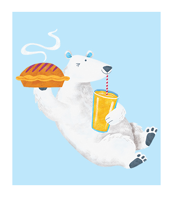 Meet Pebbles the Polar Bear