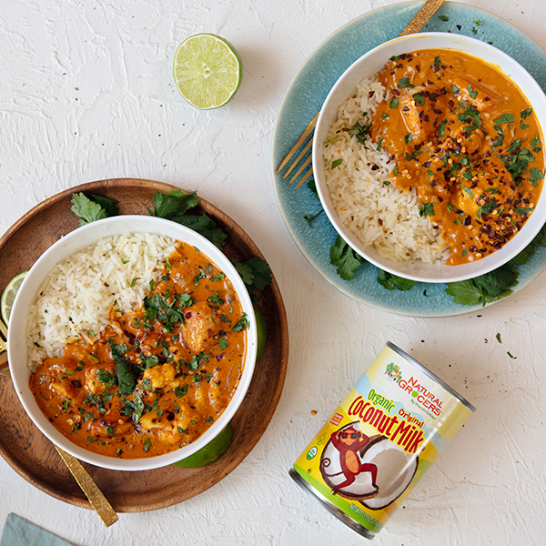 Indian Curried Chicken with Spiced Basmati Rice