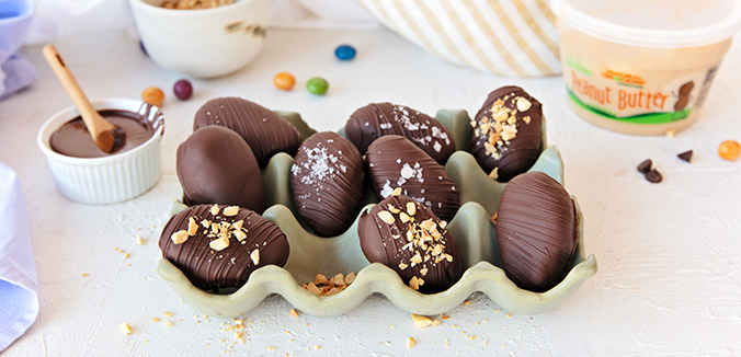 High-Protein Peanut Butter Eggs