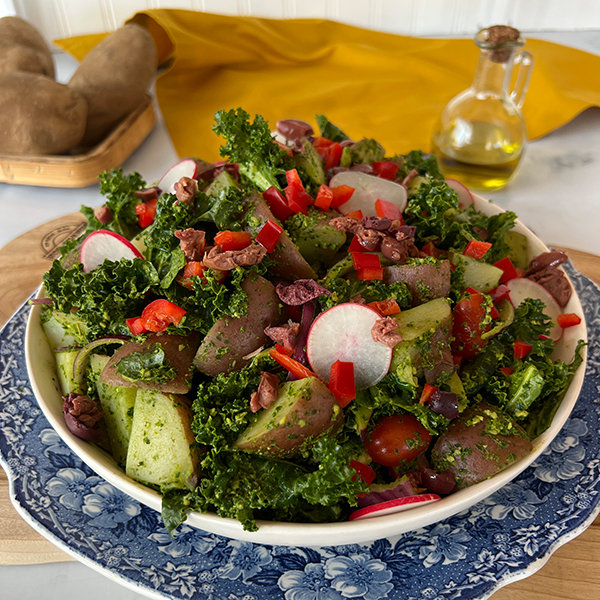 Healthy Potato Salad with Lemon Parsley Pesto