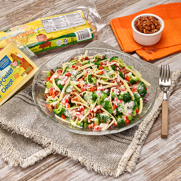 Broccoli, Bacon and Cheddar Salad Recipe