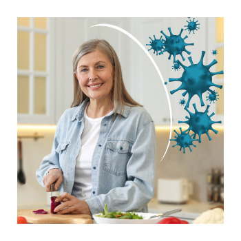 Image of a person preparing food
