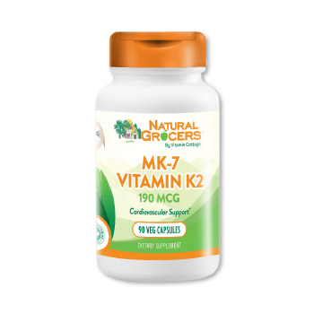 Natural Grocers Brand MK-7 Vitamin K2 Supplement