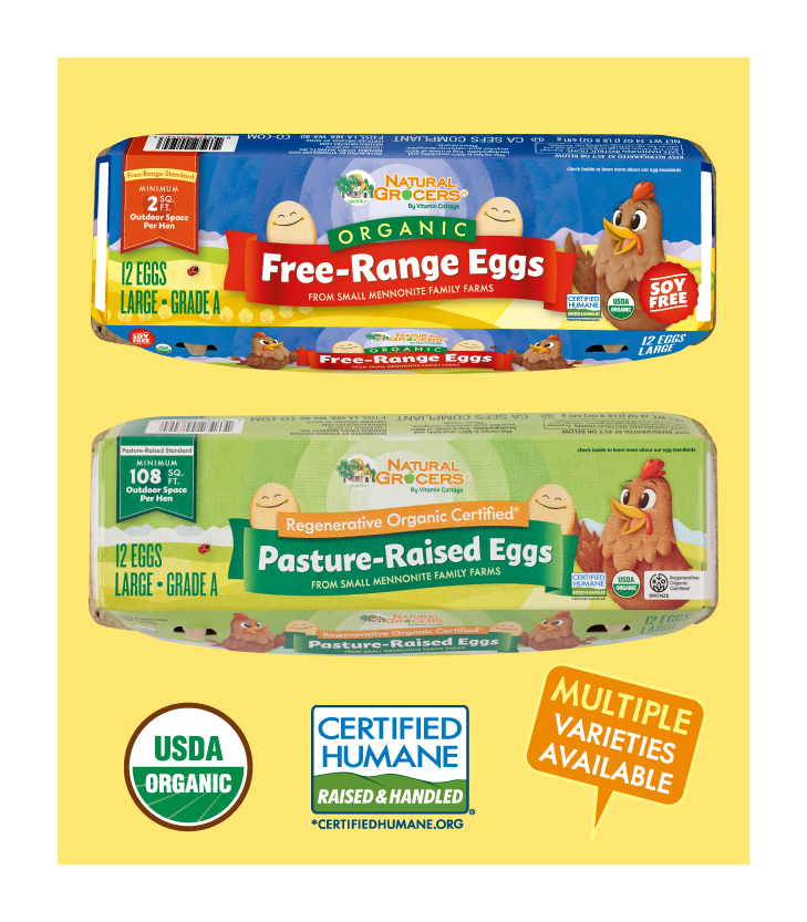 Natural Grocers® Brand Organic Eggs