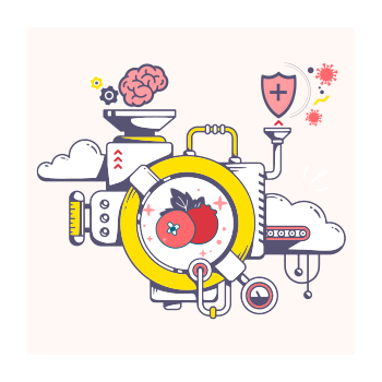 Illustration of cranberry engine