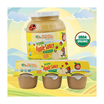 Natural Grocers Brand Organic Applesauce