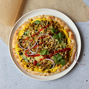 Turkey Curry Pizza Recipe