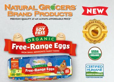 Natural Grocers® Brand Organic Eggs