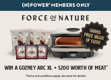 {N}power® Member Force of Nature® Sweepstakes