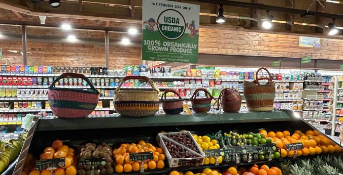 Natural Grocers McCall 100% Organic Produce Department