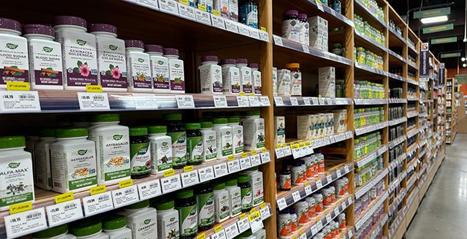 Natural Grocers Highlands Ranch CO Vitamins and Supplements Department