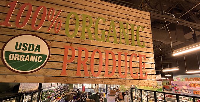 Natural Grocers Reno, NV, 100% Organic Produce Department