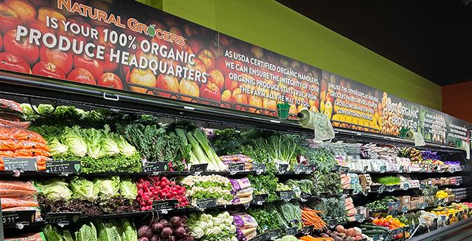 Rapid City Natural Grocers 100% Organic Produce Department
