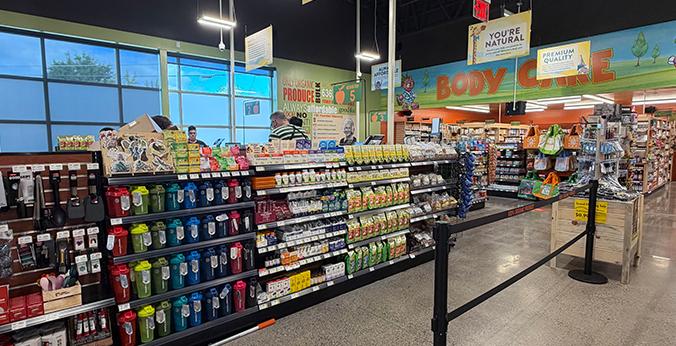 Front End Checkout Area.