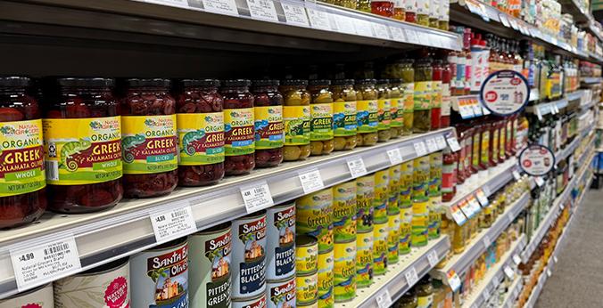 Canned Goods Aisle. 