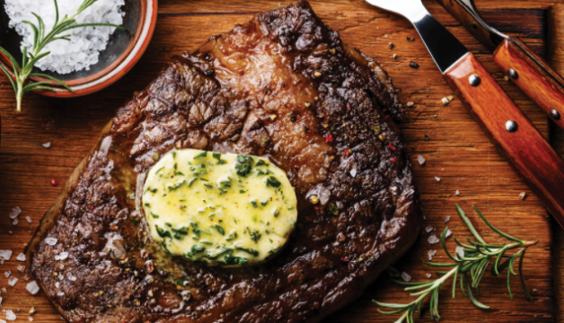 Easy Stove-Top Steak With Compound Butter