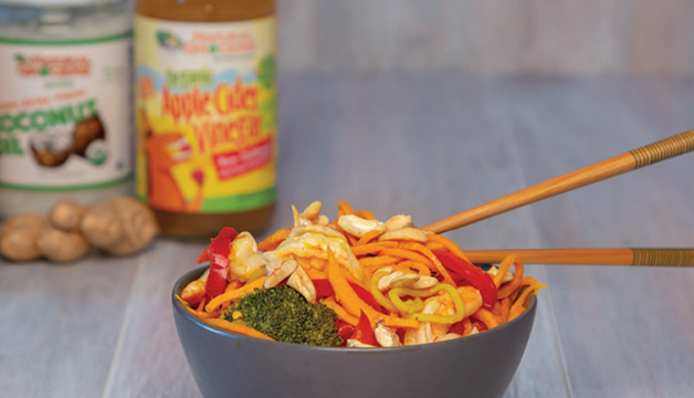 Thai-Inspired Shrimp and Golden “Noodles” Recipe