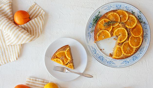 Candied Orange “Polenta” Cake