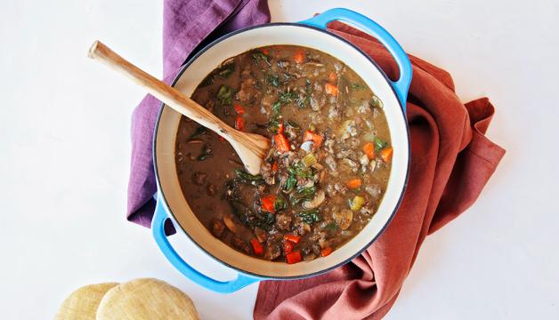 Slow-Cooked Beef and Vegetables in a Savory Gravy