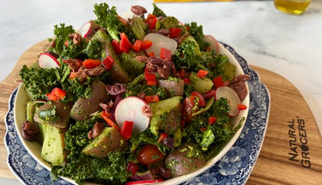 Healthy Potato Salad with Lemon Parsley Pesto