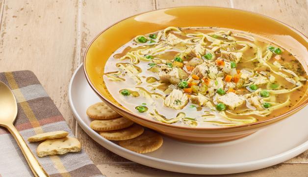 Turkey Noodle Soup with Homemade Broth