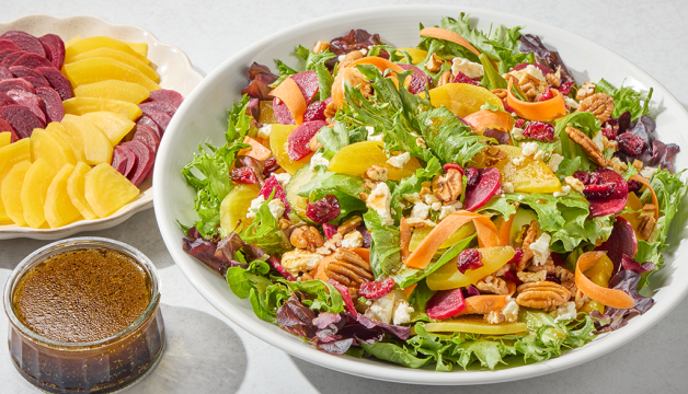 Winter Beet Salad With Balsamic Dressing