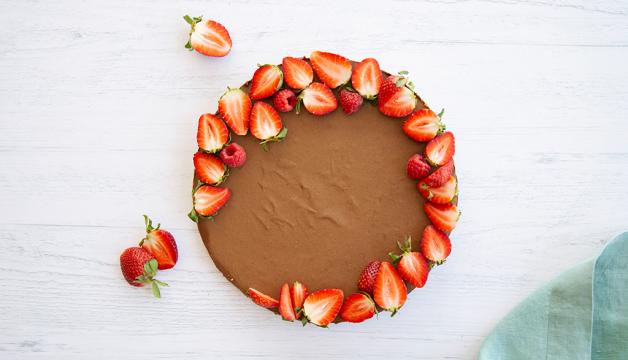 Chocolate Chia Icebox Tart