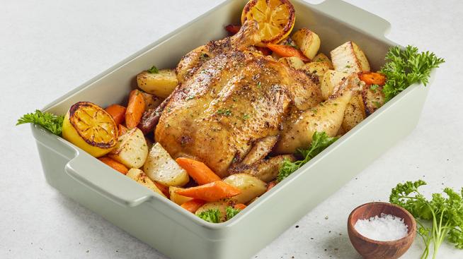 Roast Chicken With Vegetables