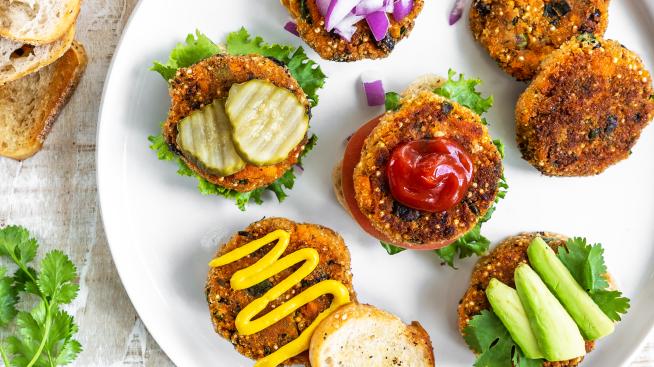 Easy Vegan Sweet Potato Sliders