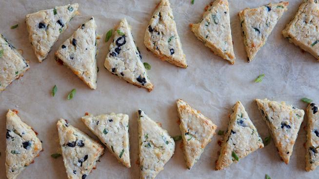 Savory Gluten-Free Olive Scones