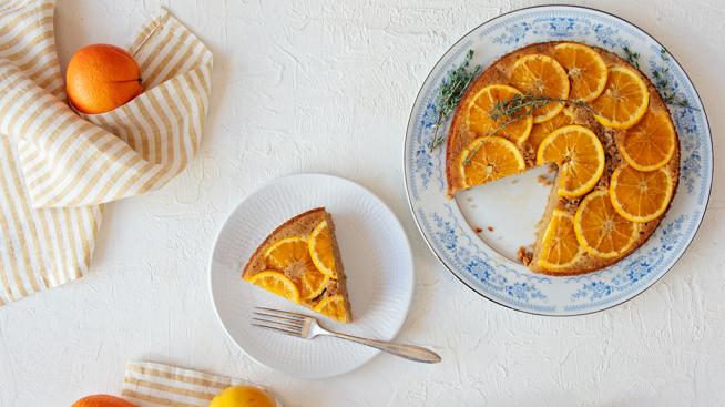 Candied Orange “Polenta” Cake