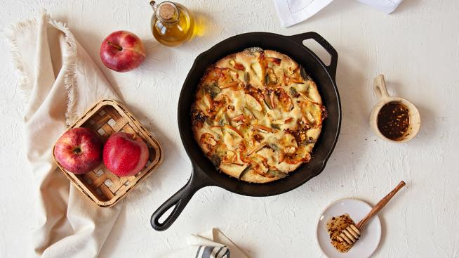 Apple, Sage, and Hot Honey Gluten-Free Focaccia