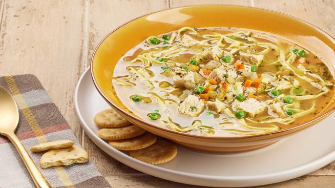 Turkey Noodle Soup with Homemade Broth