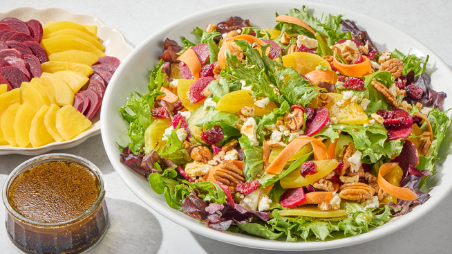 Winter Beet Salad With Balsamic Dressing