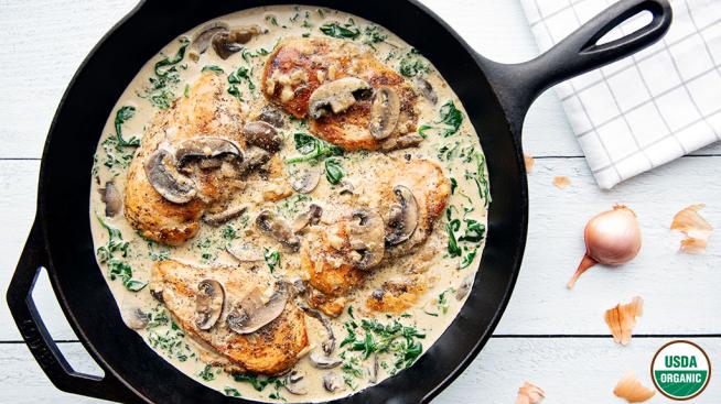 Quick Keto Organic Chicken Florentine