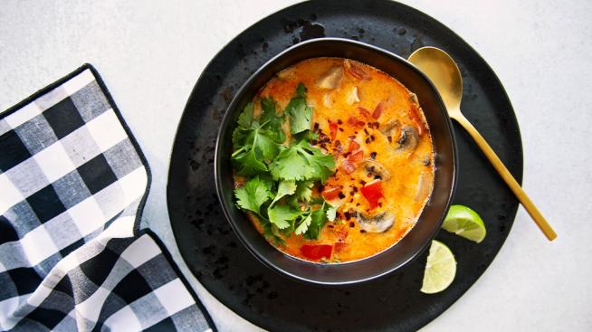 Thai Coconut Soup with Chicken