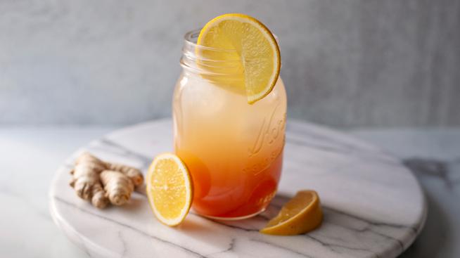 Non-Alcoholic Cran-Orange Cider Vinegar Refresher Drink