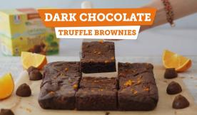 Dark Chocolate Truffle Brownies