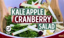 Kale Apple Cranberry Salad