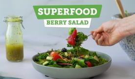 Superfood Berry Salad With Turmeric Ginger Dressing