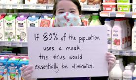 My mask protects you, your mask protects me. Together we will thrive